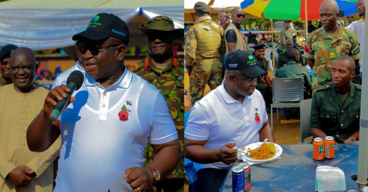 “An Old Soldier Cannot Avoid The Barracks” – President Bio Tells Military Officers at Pebue Barracks