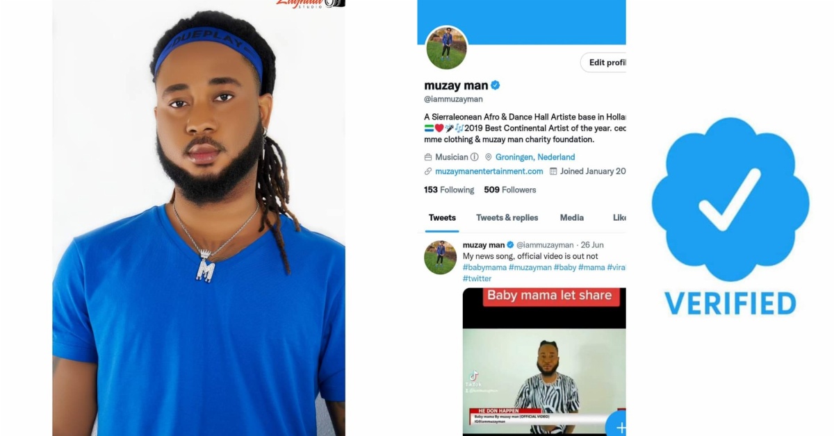 Sierra Leone Artiste Gets Verification on Twitter