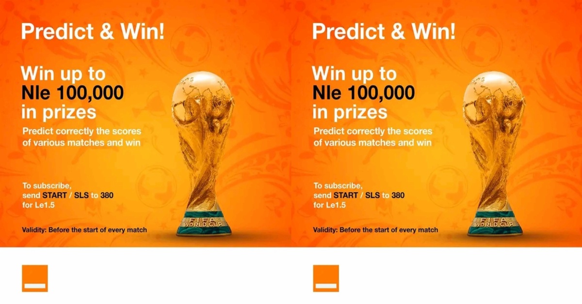 Predict And Win NLE 100,000 Prizes in Orange World Cup Match Predictions