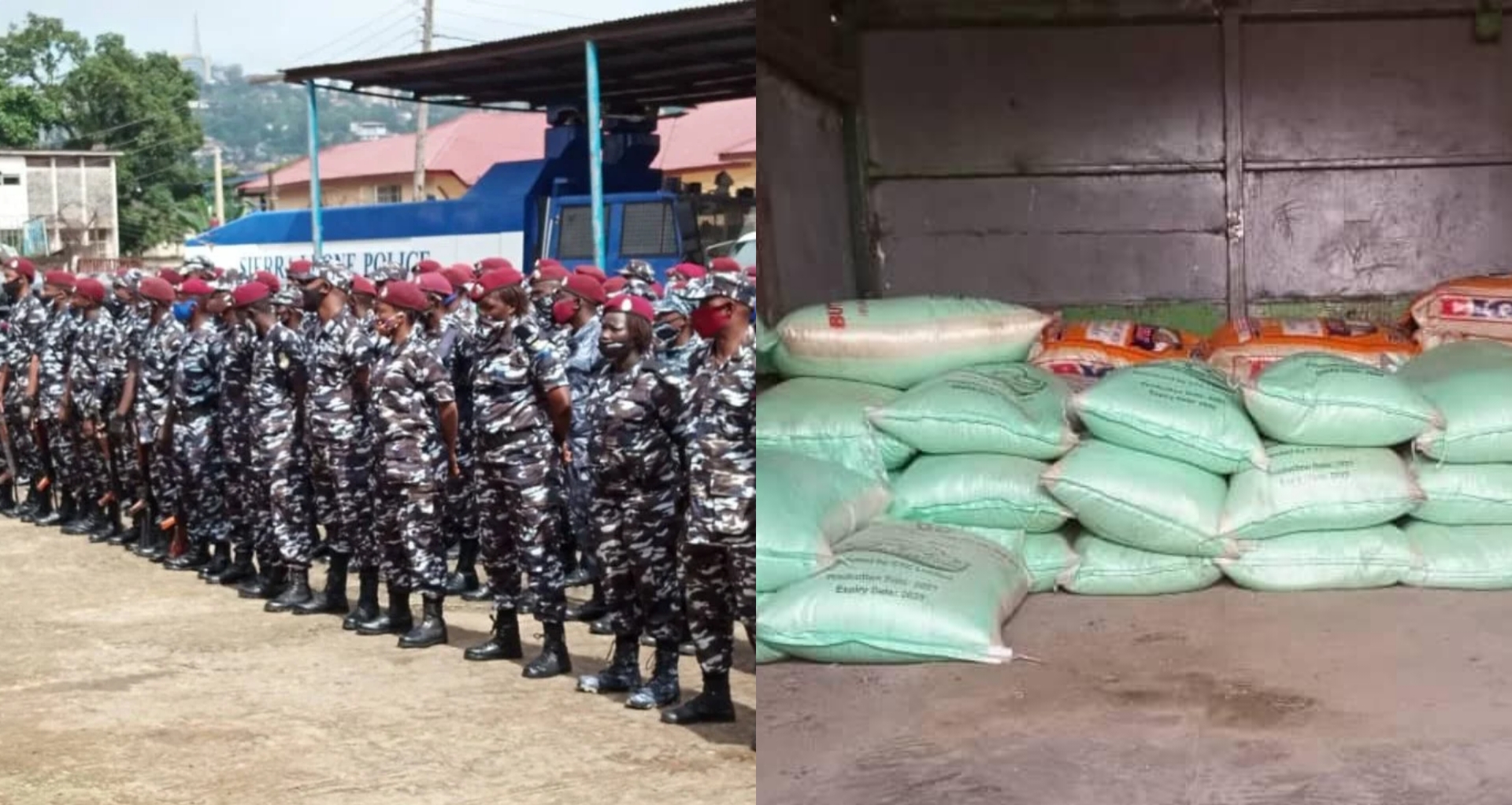 Did Police Officers Received Rice Supply For The Month of October?