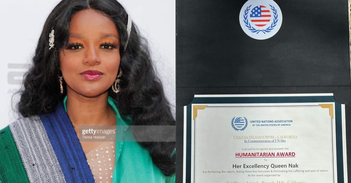 Queennak Receives United Nations  Humanitarian Award