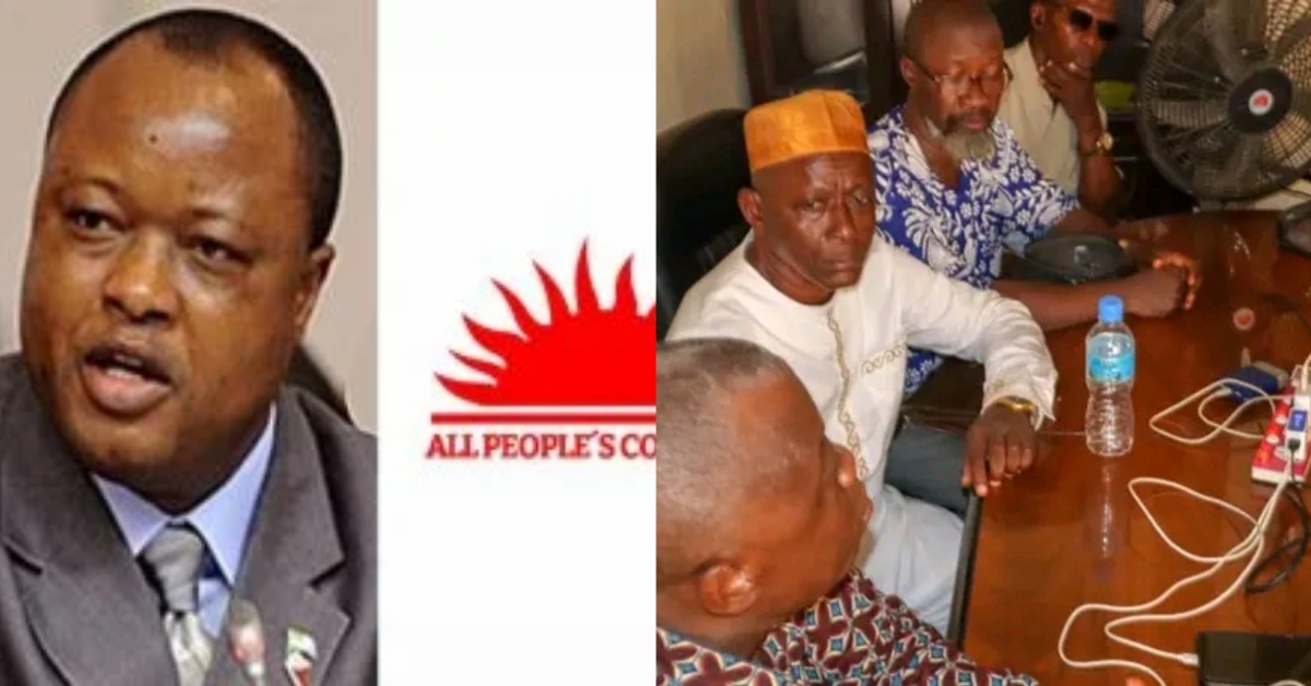 Amidst APC Intra-Party Conflicts, Sam Sumana Boosts ITGC With Huge Donation