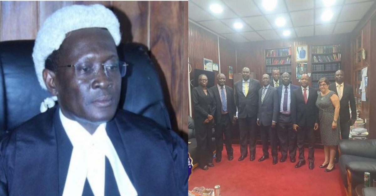 Justice Sengu Koroma Takes Formal Leave of Chief Justice Edwards