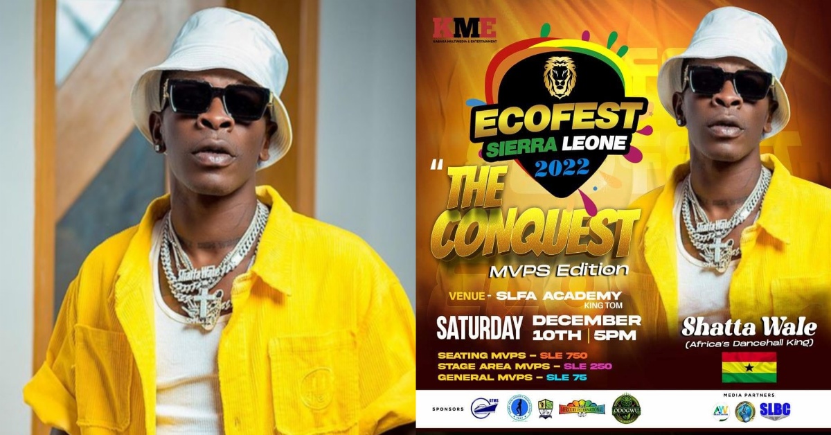 Ghanian Dancehall Heavyweight Shata Wale Set For ECOFEST 2022