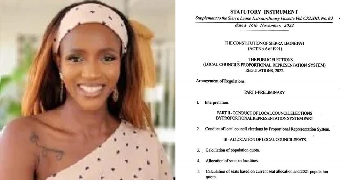 Zainab Sheriff Reveals Her Findings on The PR System And What Provoked The Fight in Well of Parliament