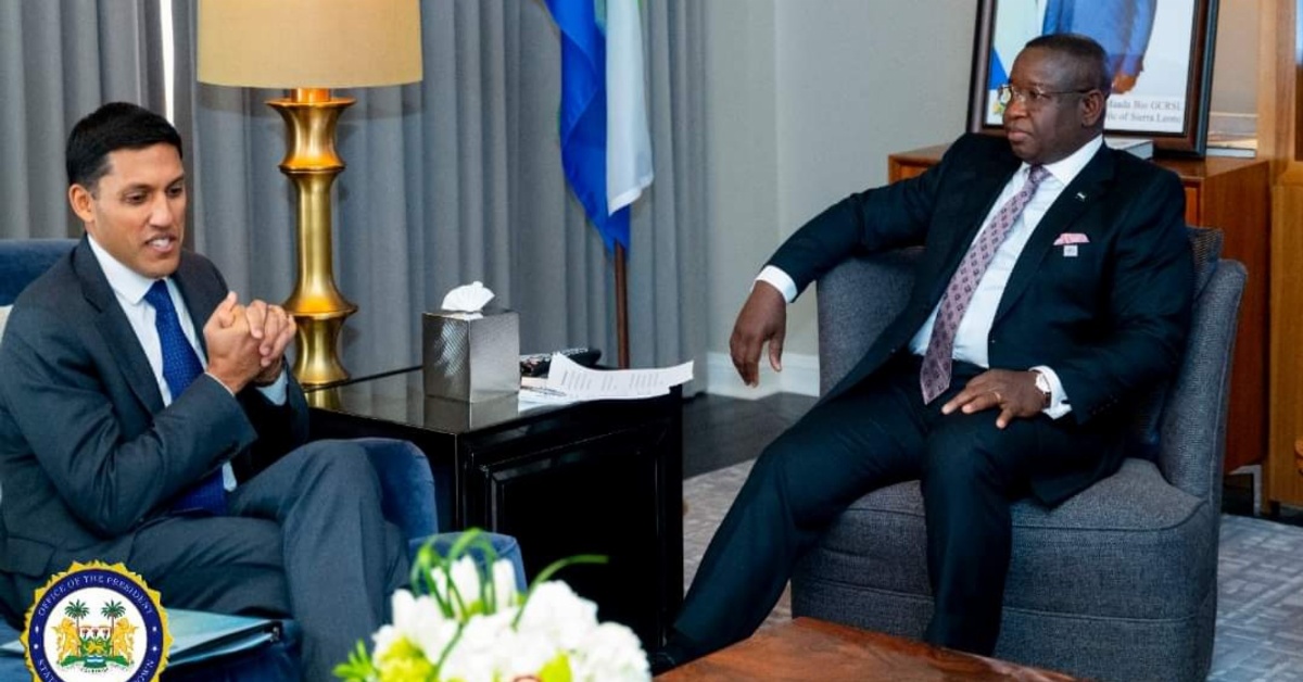 President Bio Meets Rockefeller, Presents Solid National Energy Transition Programme for Sustainable Energy and Partnership