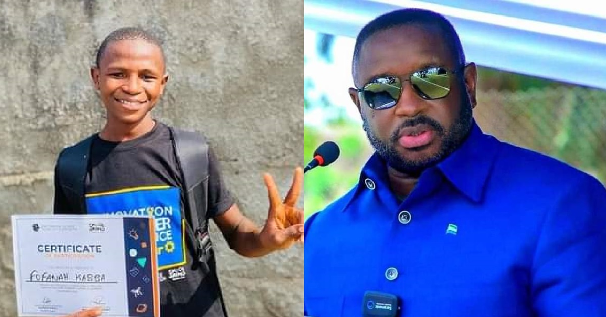 Young Sierra Leonean Innovator, Plastic Boy Blows Hot at Government For Attempting to Kill His Talent