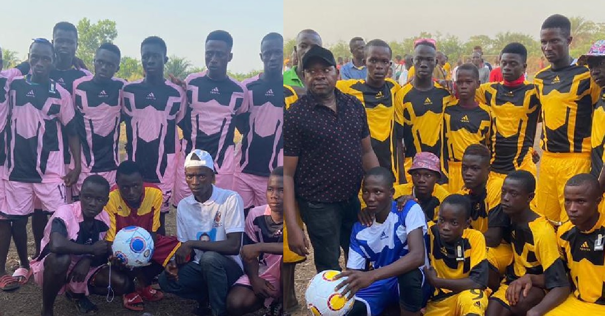 Kamason Foundation Donates to Football Clubs in Constituency 049