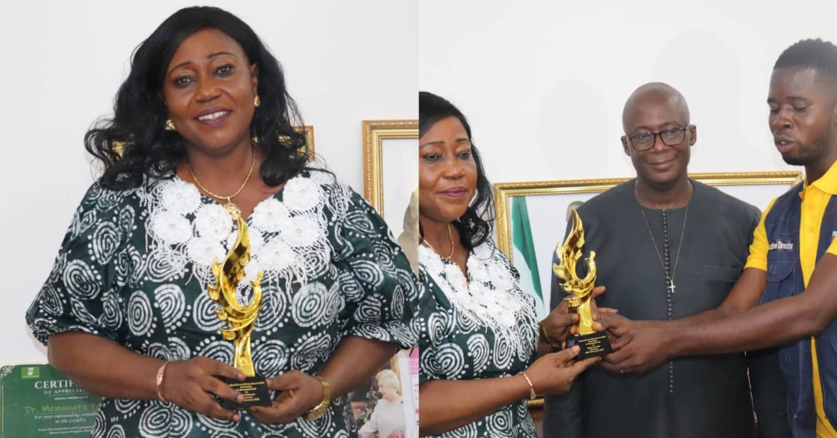 Bai Bureh Heritage Foundation Awards Tourism Minister