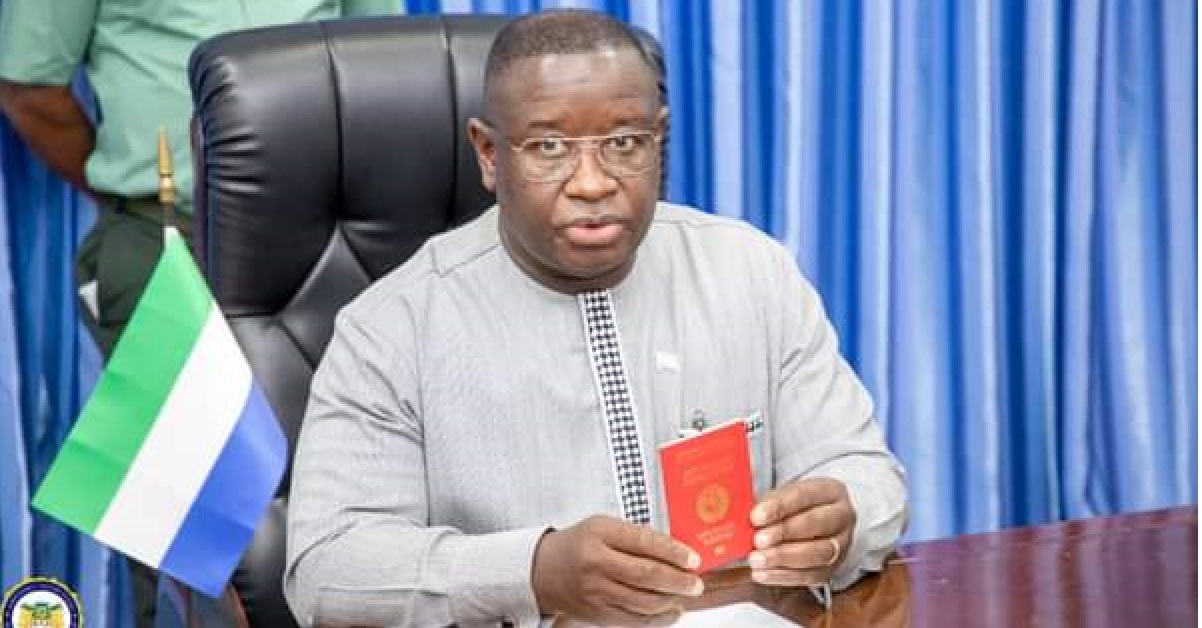 President Bio Receives New Securitised National Passports