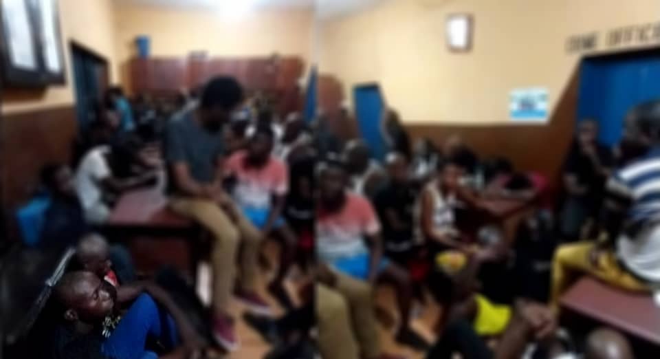 Fifty-six (56) Suspects in Police Custody For Unlawful Assembly 