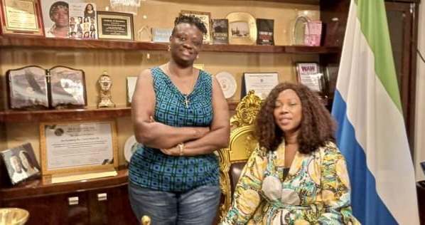 Sylvia Blyden Visits First Lady Fatima Bio