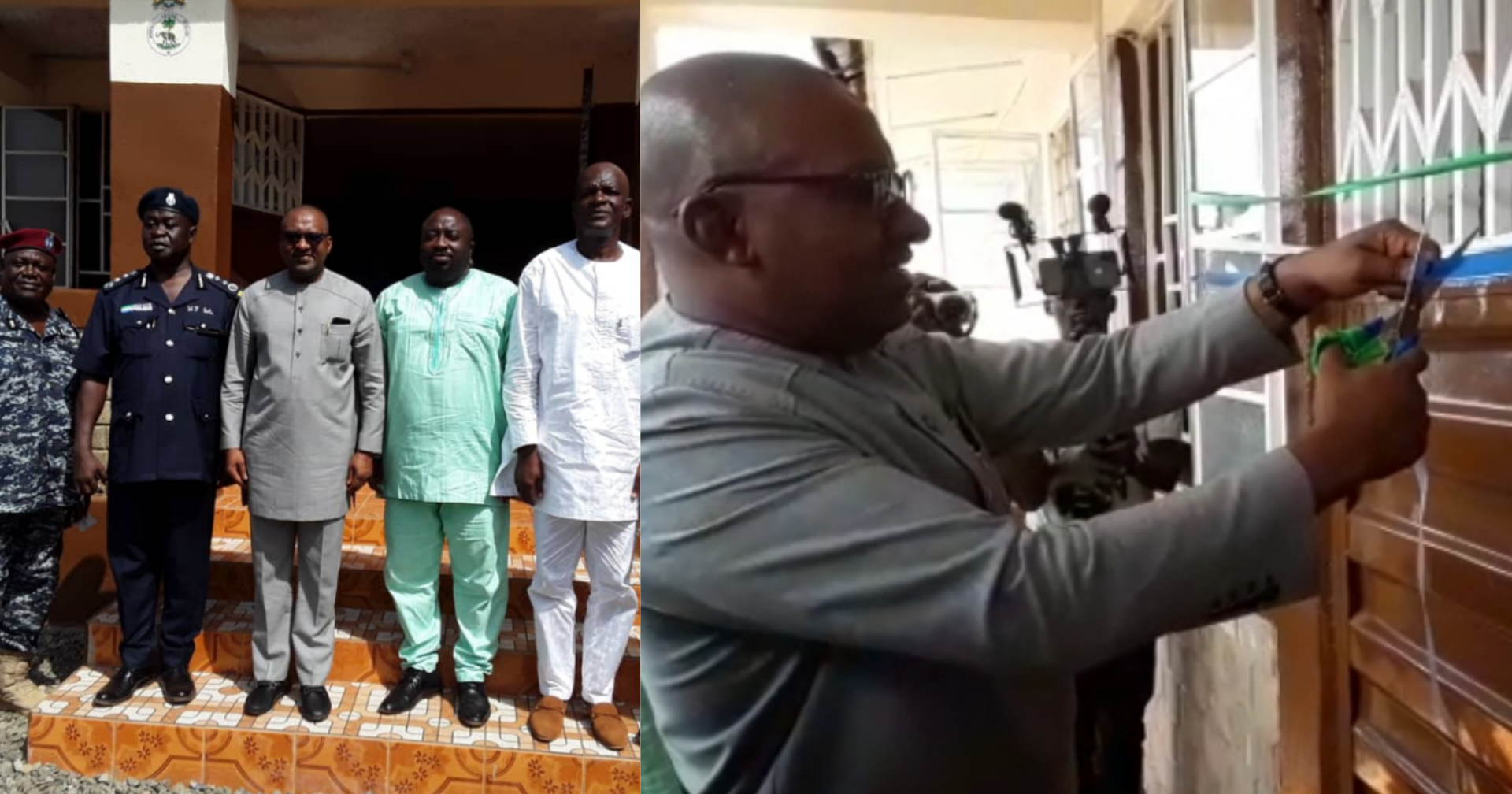 VP Juldeh Jalloh Commissions Police Station in Bamoi Luma