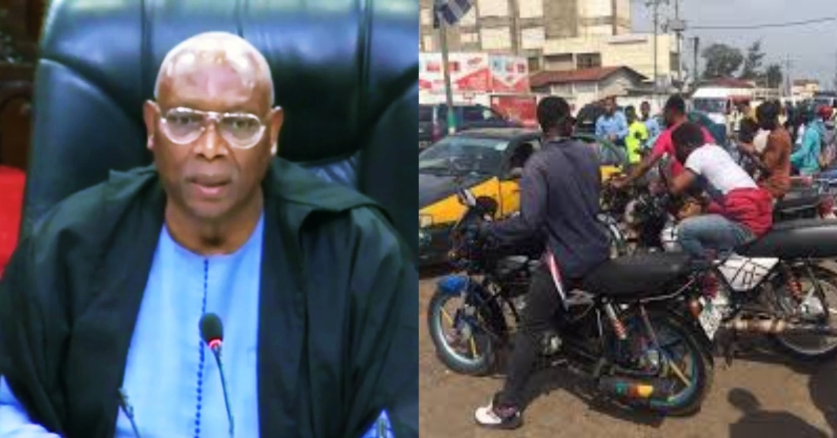 Speaker of Parliament, Abass Bundu Frowns At Reckless Okada Riders in Freetown
