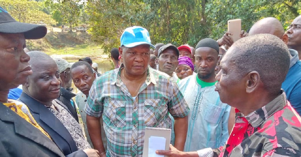 Minister of State East Takes Development to Kono District