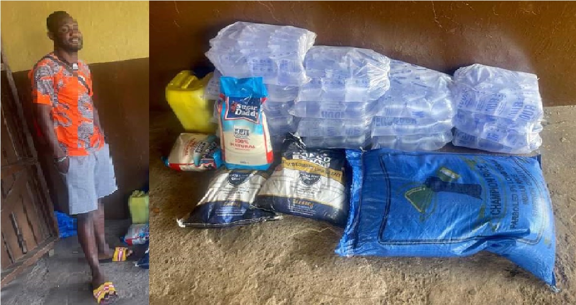 Ron Gandy Williams Donates Food Items to the Milton Margai School for the Blind