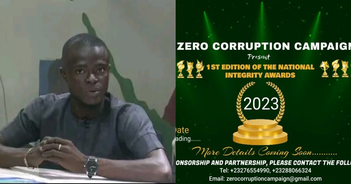 30 Sierra Leoneans to Receive Integrity Award