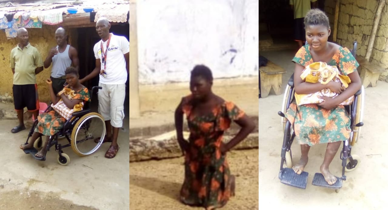 St Ministry Offers Support to a Disabled Girl in Kailahun