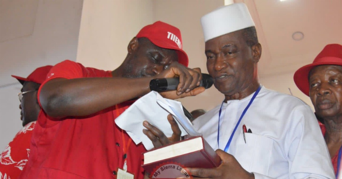 Samura Kamara Officially Takes Oath to Serve and Lead APC in June General Elections