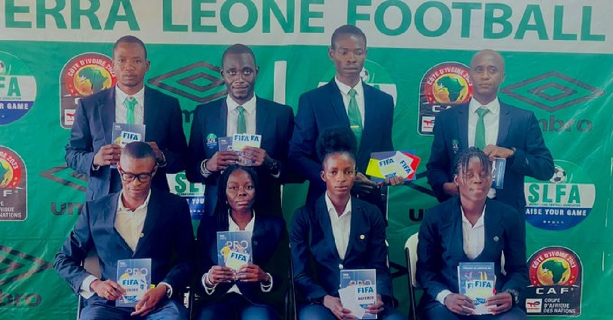 Eight Sierra Leonean Referees Accredited by FIFA