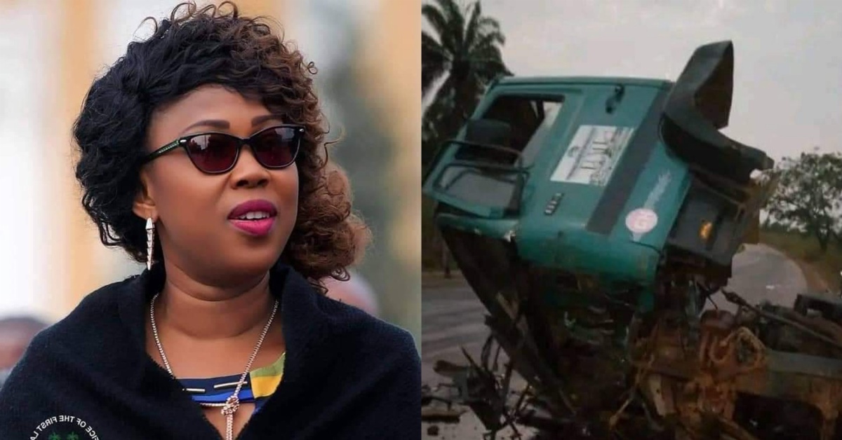 First Lady Fatima Bio Reacts to Road Accident She Was Involved in