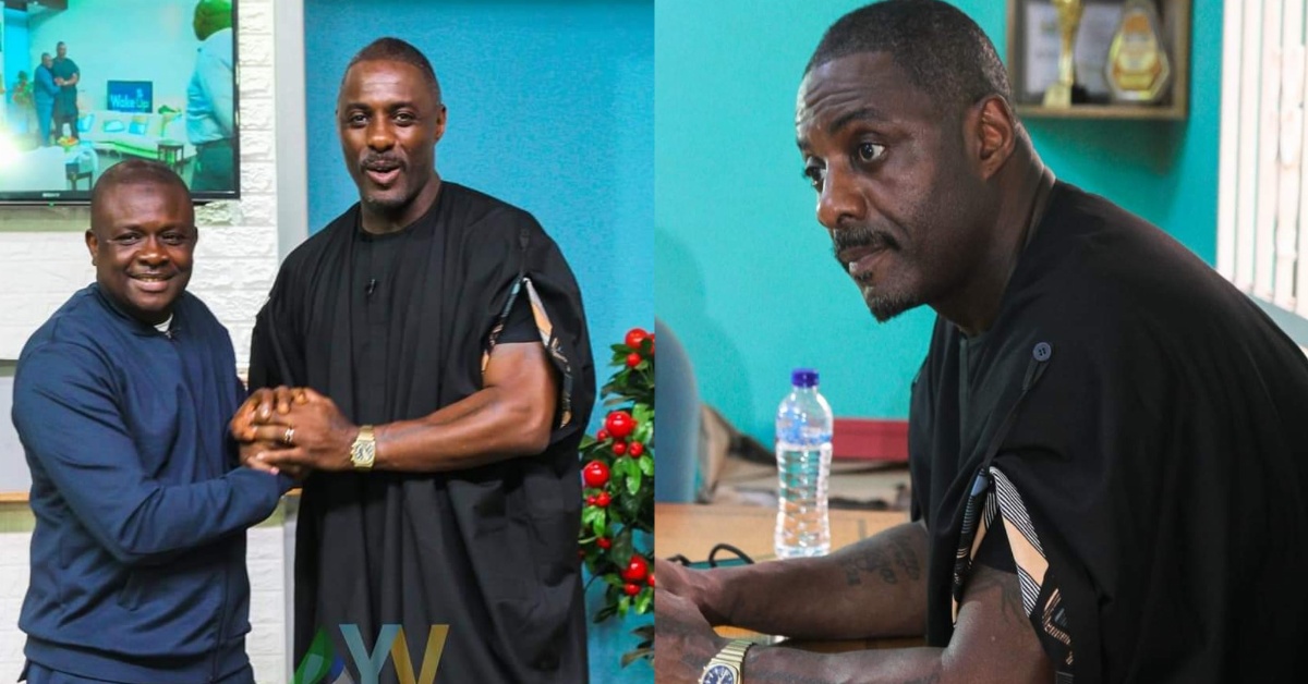 Hollywood Super Star Idris Elba visits AYV Media