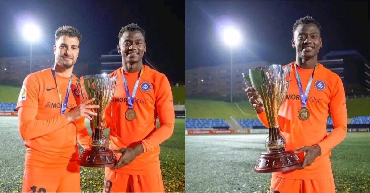 Leone Stars Forward Wins First Trophy in Spain