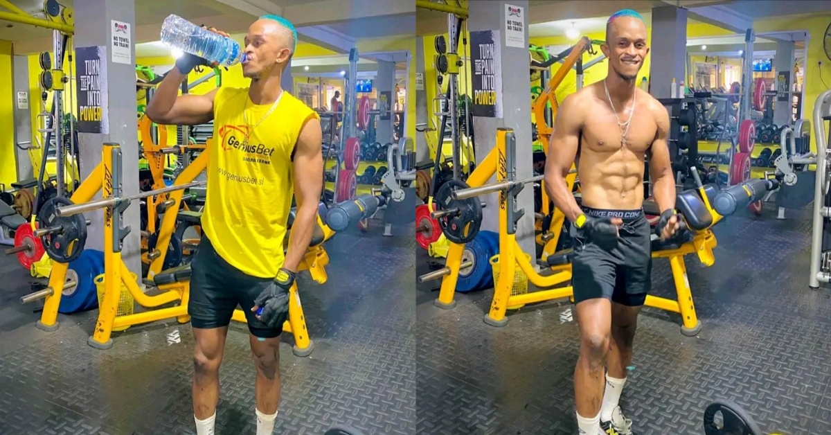 Prince Barrie Flaunts Gym Photos as He Recovers From Injury