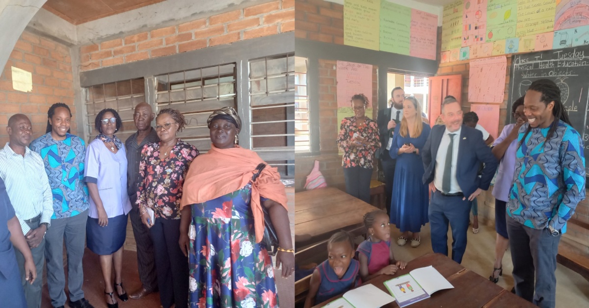 Education Minister, Irish Senator Tour Murray Town School
