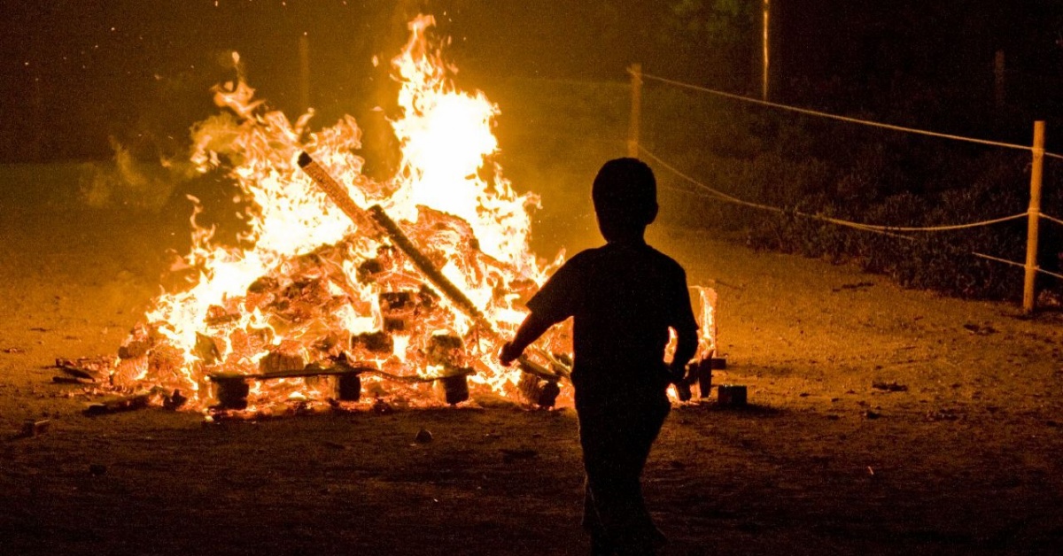 Boy Suffers Injuries After Friend Pushes Him Into Blazing Fire