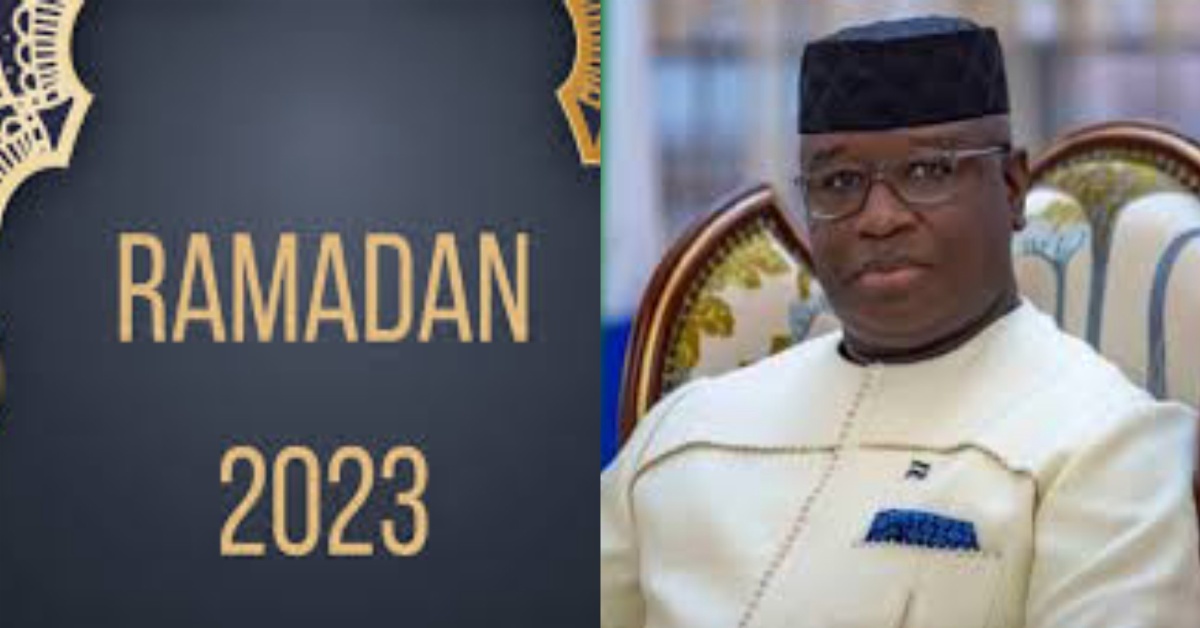 President Bio Wishes Muslims Ramadan Blessings