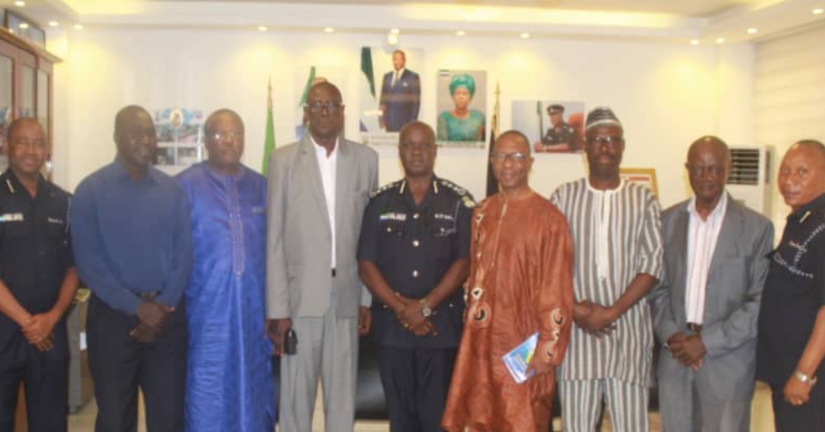 Gambia Commissioner Visits IGP Sellu