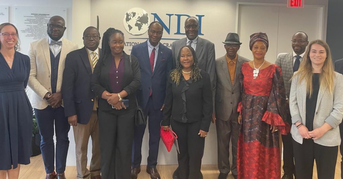 Samura Kamara Visits Washington’s National Democratic Institute