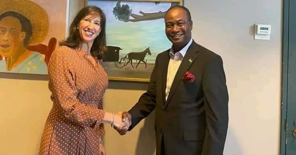 Samura Kamara Visits Carter Center in Atlanta Georgia