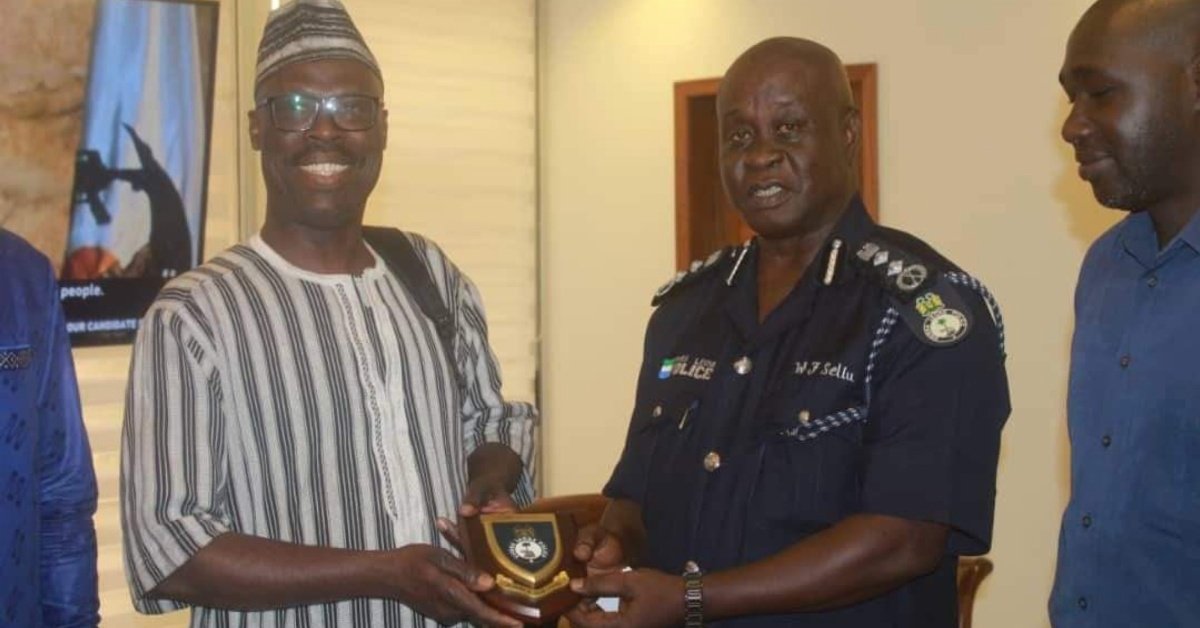 IGP Sellu Hosts Gambia Commissioner for Small Arms