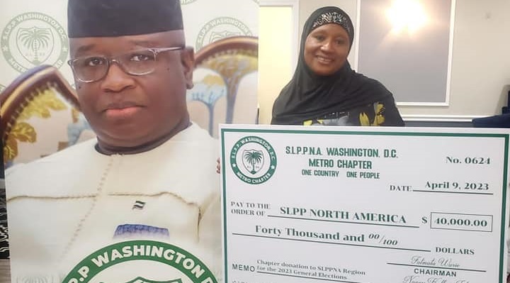 2023 Election: Maada Bio’s Campaign Receives $40,000 Donation