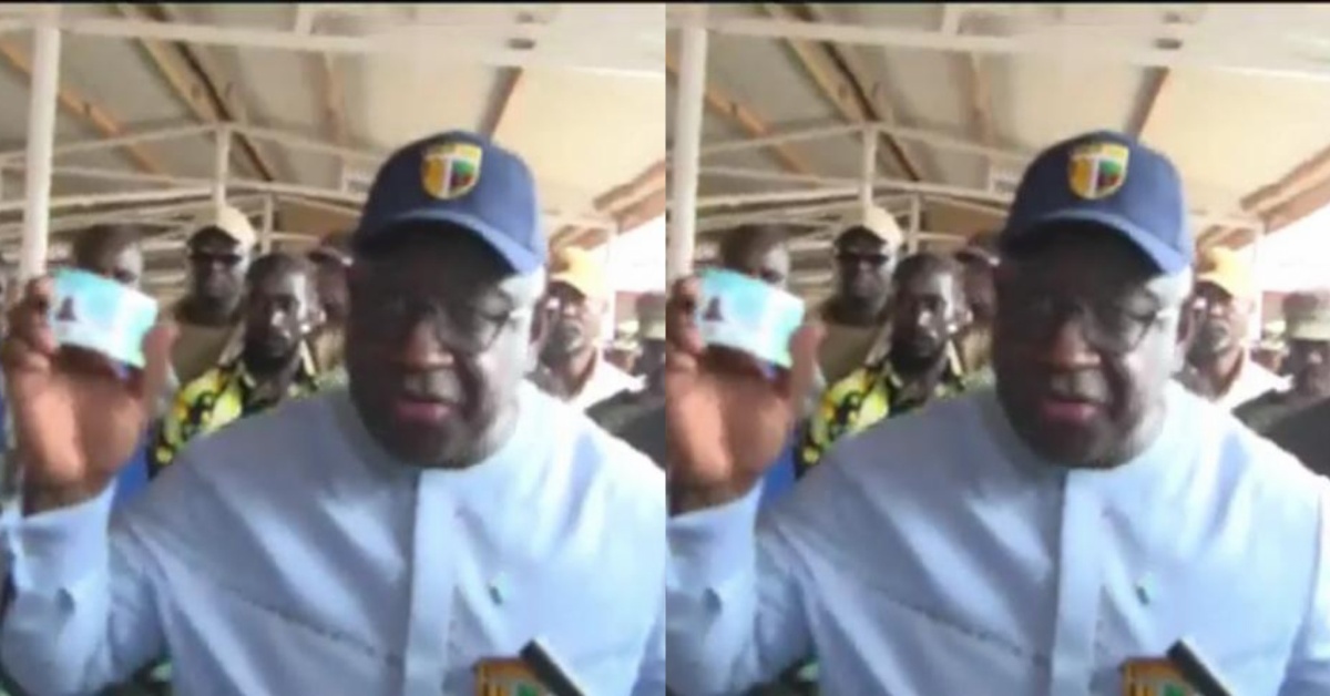 President Bio Receives Voter ID Card