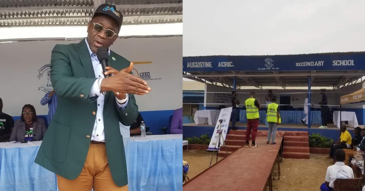 Dr. Walton Gilpin Podium Opens at St. Augustine in Lungi