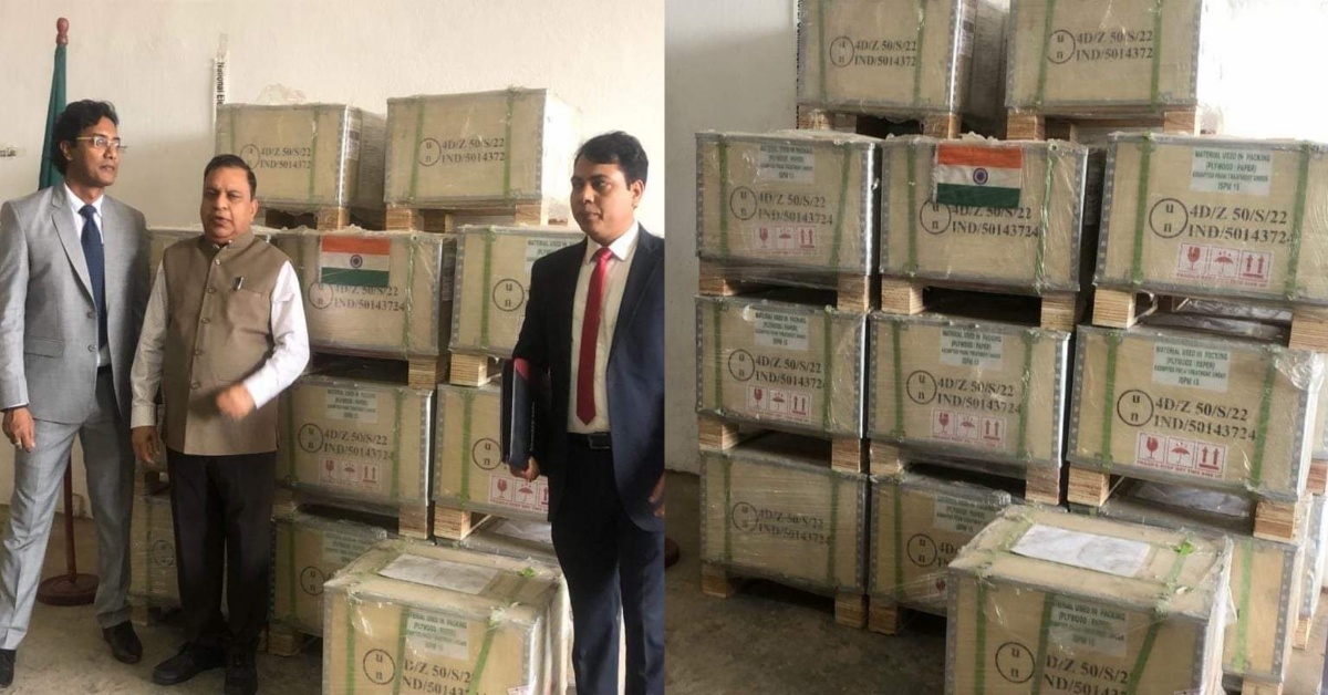 ECSL Receives Indelible Ink From India Ahead of June Elections