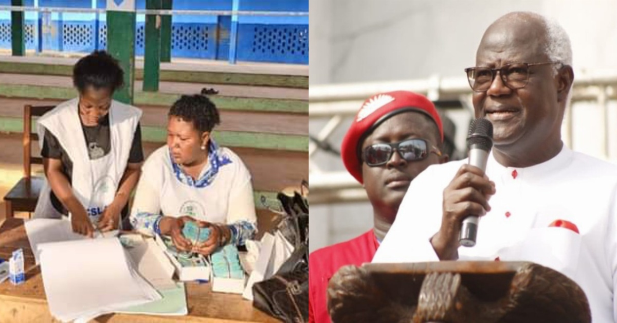 Former President Koroma Receives Voter Registration Card