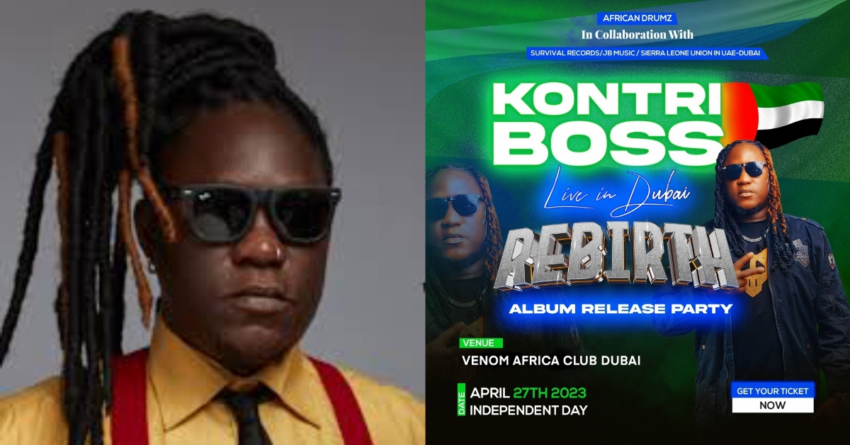 Kontri Boss Sets to Perform in Dubai