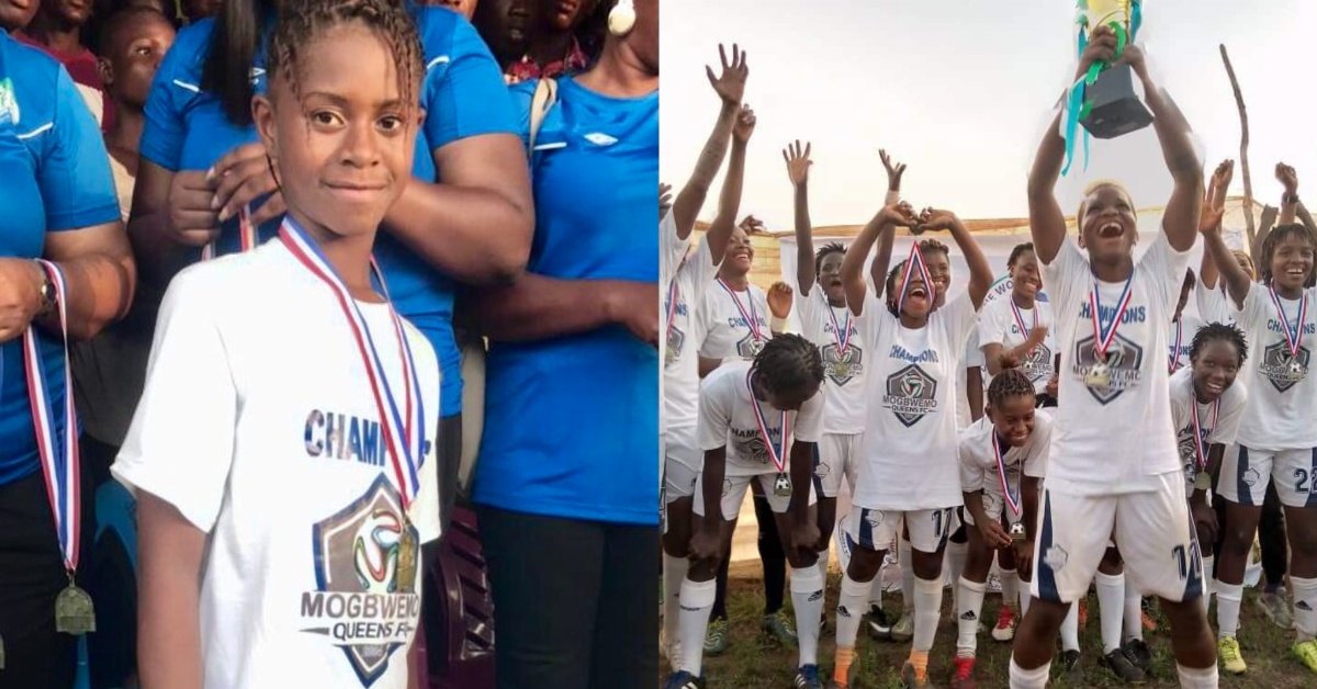 Eleven-Year-Old Rachael Creates History as Mogbwemo Queens Crowns Female Premier League Champions