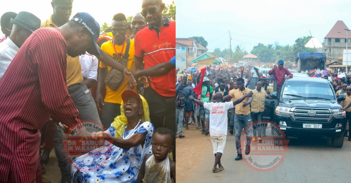 Samura Kamara Receives Warm Welcome in Kashiri, Yeli Boya, And Tombo Wala