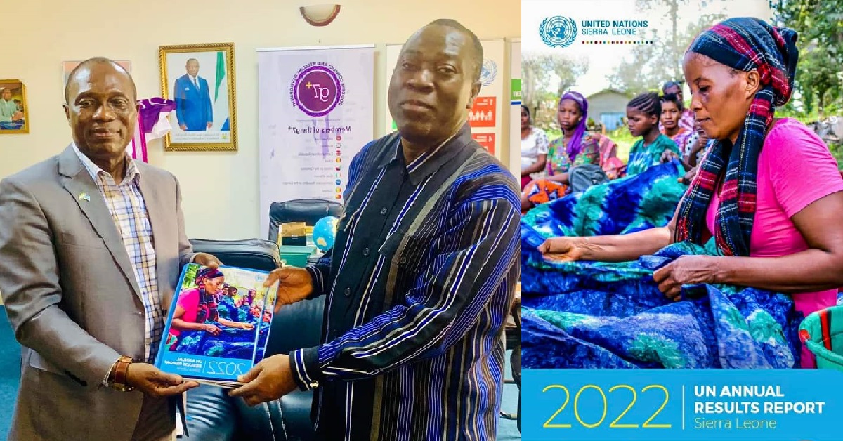 Un Regional Coordinator Submits Annual Result Reports to MOPED