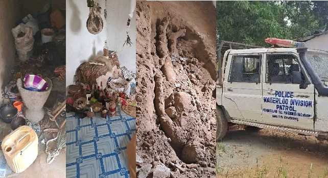 Waterloo Witch Doctor Buries Corpse in His Shrine