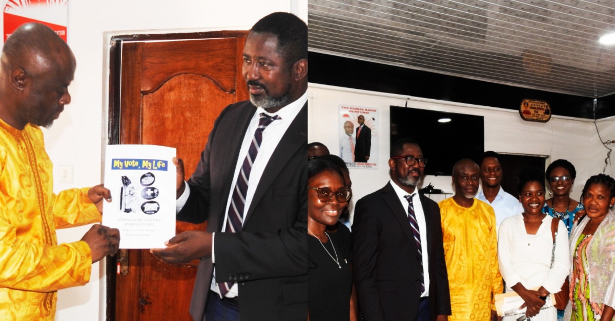 APC Receives Citizen’s Manifesto