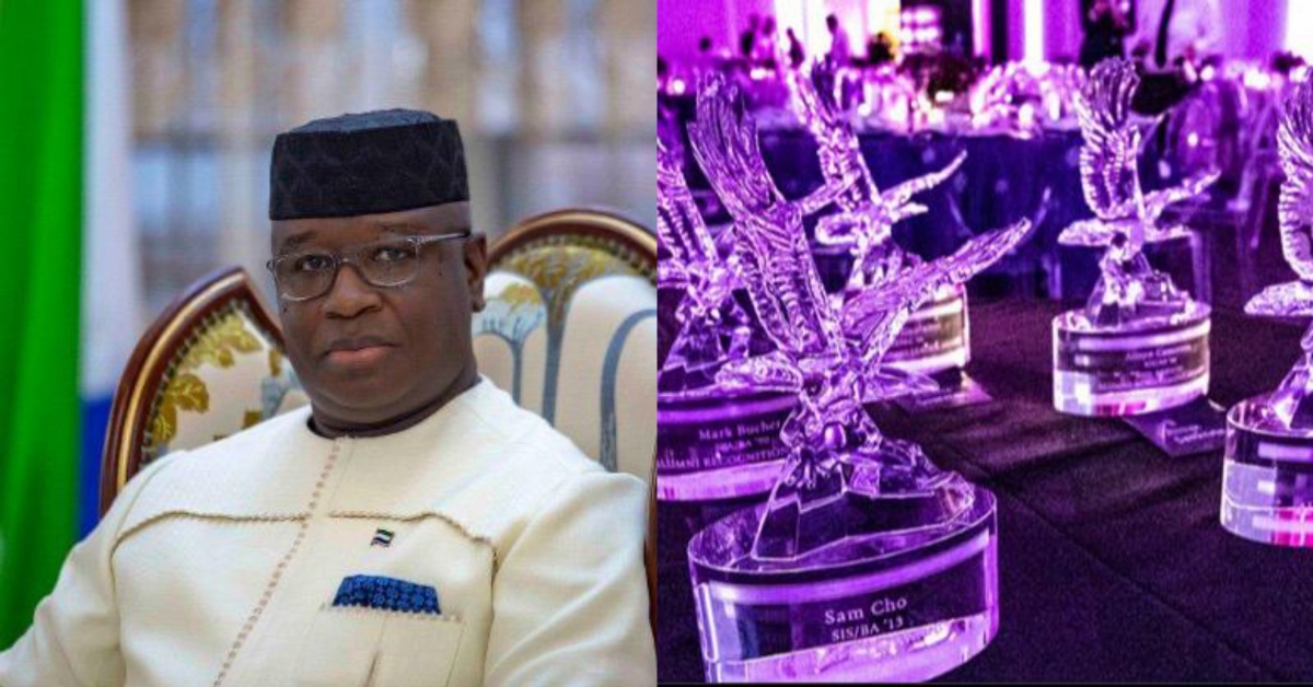 President Bio Wins American University Global Leader Alumni Award