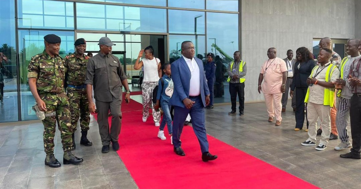 President Bio, Family Return From UK