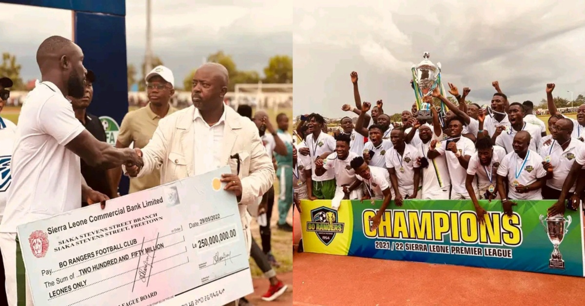 Bo Rangers Demand 2022 Premier League Trophy Money From SLFA