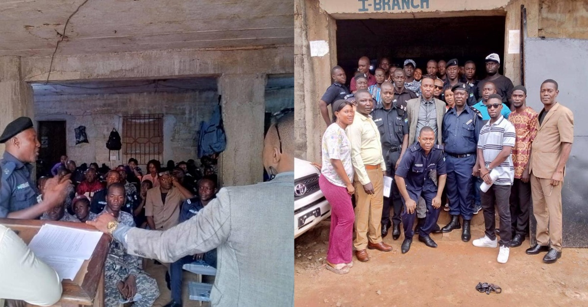 CDIID Schools Harbour Police Officers on Election Offences